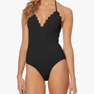 Jessica Simpson swim black one piece swimsuit